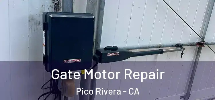 Gate Motor Repair Pico Rivera - CA