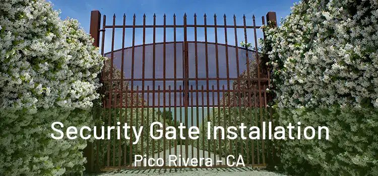 Security Gate Installation Pico Rivera - CA
